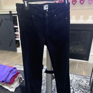 Paige Bootcut Black Jeans